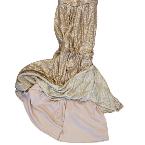 Champagne Glitz Glam Gown - Picture 10 of 10